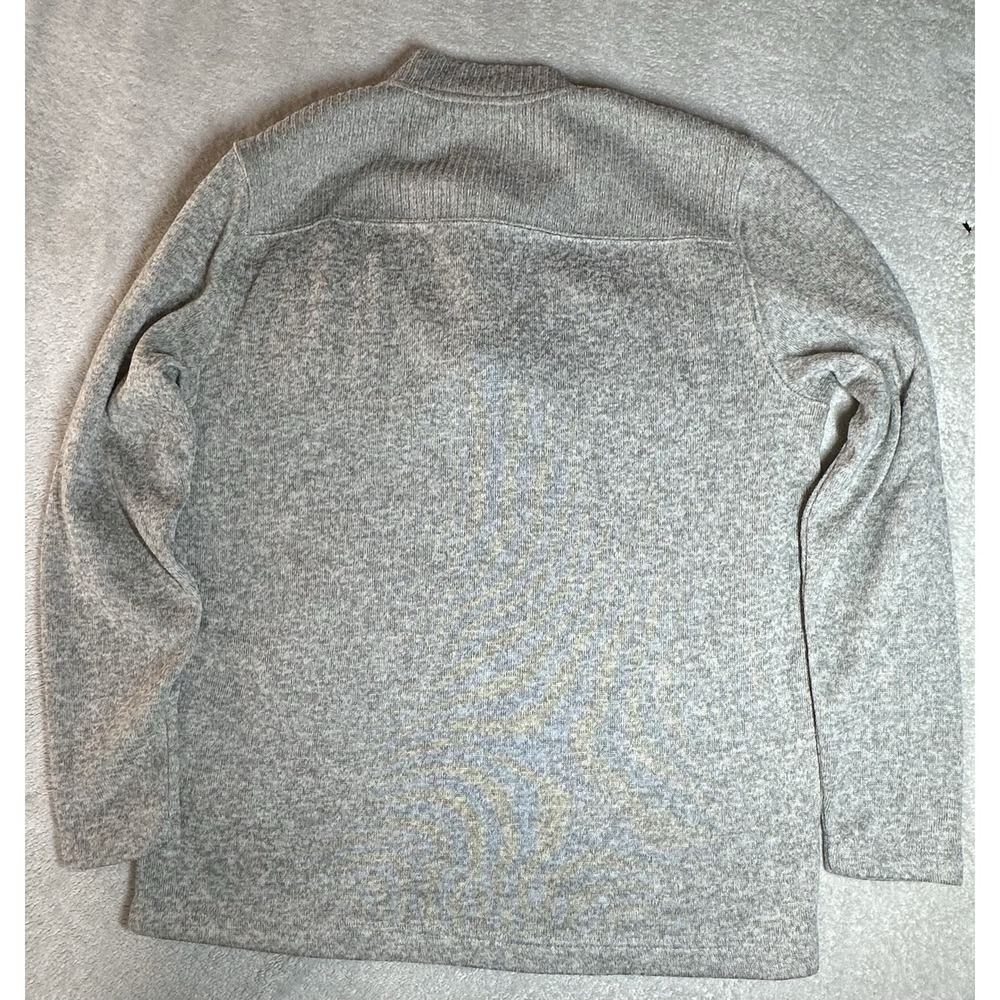 Telluride Clothing Company 1/4 Zip Pullover Fleece Sweater Womens Large Gray - Picture 4 of 6